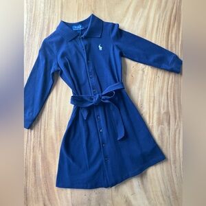 NWT Polo by Ralph Lauren Kids Navy Blue Dress 2T